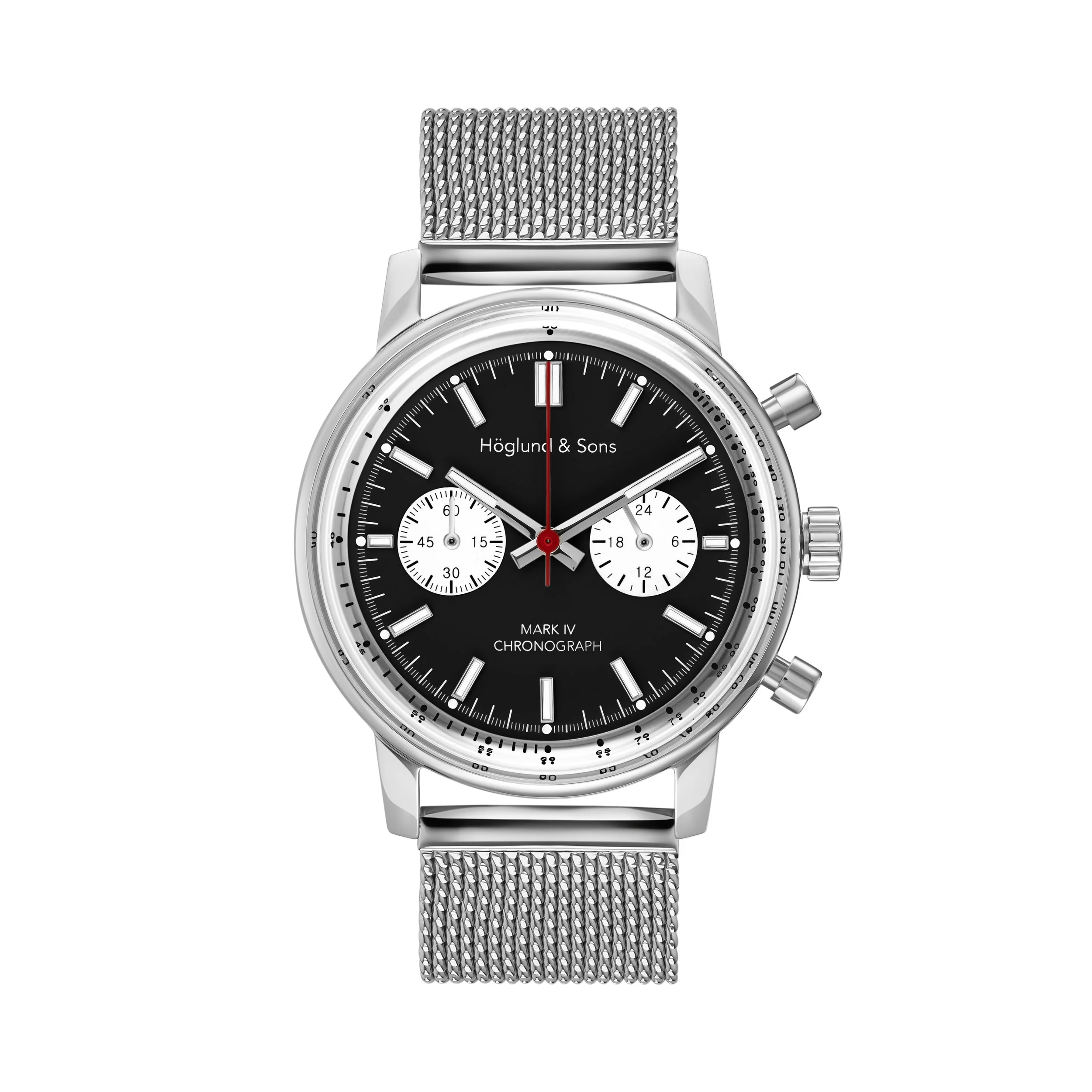 BF100 fishマーク ブラック カーペンター G619 Mark IV Chronograph Reverse Panda Dial — Höglund & Sons